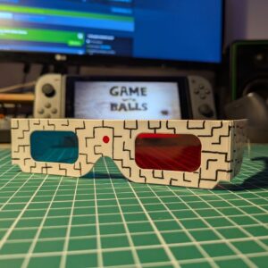 Anaglyph 3D Glasses - Game With Balls - #1