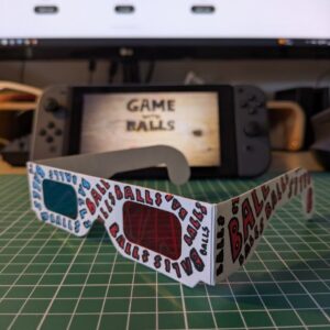 Anaglyph 3D Glasses - Game With Balls - #4
