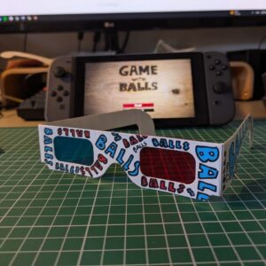 Anaglyph 3D Glasses - Game With Balls - #6